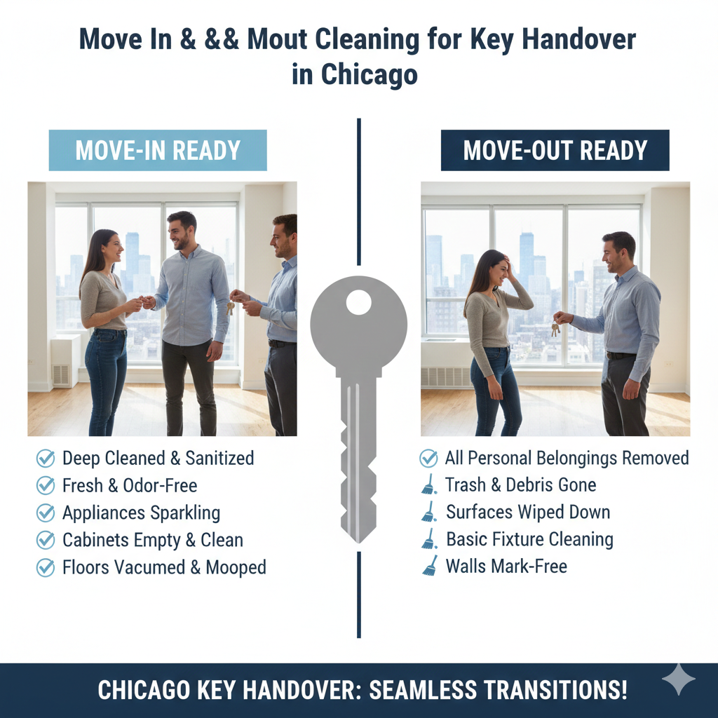 Move In & Move Out Cleaning for Key Handover in Chicago: What “Move-Ready” Really Means