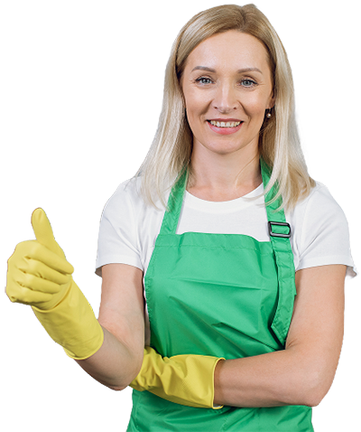 Professional move in move out cleaning team working in a Chicago apartment